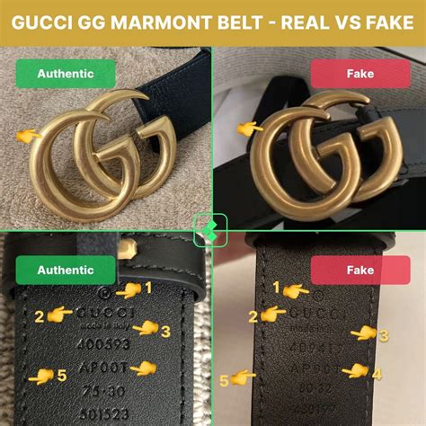 real vs fake gucci belt gg|gucci belt bag legit check.